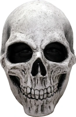 The Costume Center White and Black Skull Halloween Unisex Adult Mask Costume Accessory - One Size