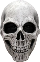 The Costume Center White and Black Skull Halloween Unisex Adult Mask Costume Accessory - One Size