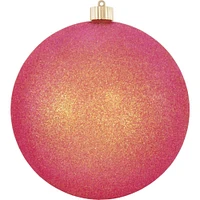 Christmas by Krebs Glitter Red Shatterproof Christmas Ball Ornament 8" (200mm)