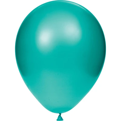 Party Central Club Pack of 180 Teal Lagoon Latex Party Decorative Balloons 12"