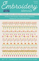 Fast2mark Tools Crazy Quilt Embroidery Stencils 90 Designs-