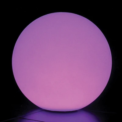 The Pool Supply Shop 13" Ellipsis Remote Controlled Portable LED Illuminated Color Changing Sphere