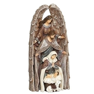 Roman Set of 4 Nesting Nativity Christmas Tabletop Figurines 11"