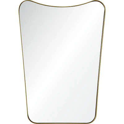 Signature Home Collection 28" Silver Powder Finished Metal Framed Wall Mirror