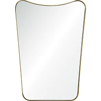 Signature Home Collection 28" Silver Powder Finished Metal Framed Wall Mirror