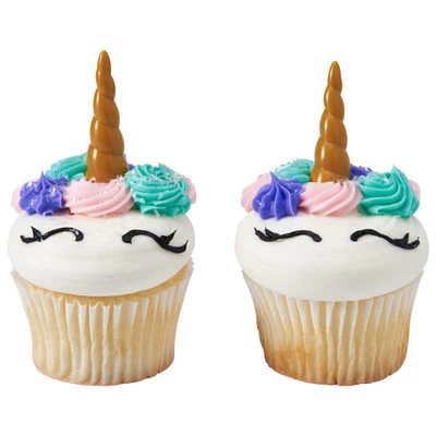 Unicorn Horn DecoPics® Cupcake Decoration, 12ct