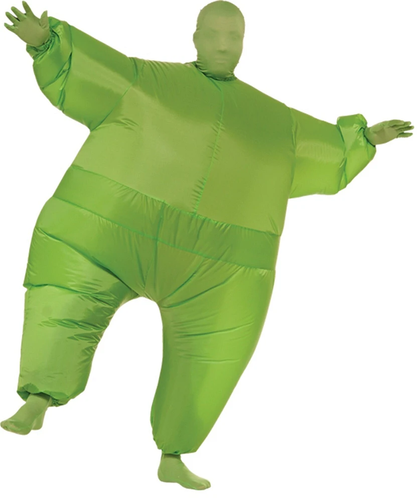 The Costume Center Green Inflatable Skin Suit Unisex Adult Halloween Costume