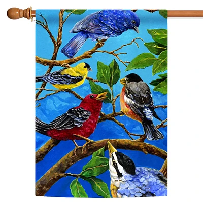 Toland Home Garden Birds on a Tree Outdoor House Flag 40" x 28"