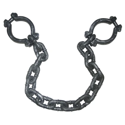 The Costume Center Black Chain Handcuffs Unisex Adult Halloween Costume Accessory