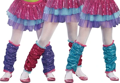 The Costume Center Pink Dance Craze Girl Child Leg Warmers Halloween Costume Accessory - One size