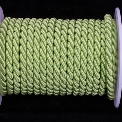 The Ribbon People Lime Green Braided Cording Wired Craft Ribbon 0.25" x 17 Yards
