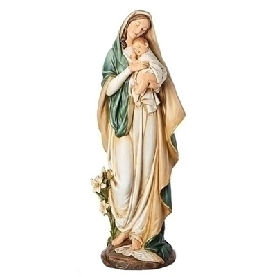 Roman 16.25" Madonna and Child Religious Tabletop Figurine