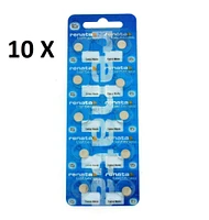 Renata 10 X 393 Swiss Made Lithium Coin Cell Battery Sr754W