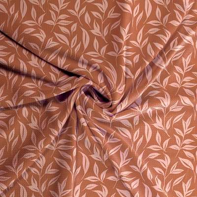 Sienna - Pink Foliage Bullet Fabric 1 yard