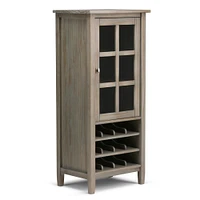 Simpli Home Warm Shaker Wine Rack