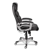 Alera Alera Maurits Highback Chair, Supports Up to 275 lb, Black Seat/Back, Chrome Base