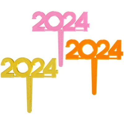 2024 Bold DecoPics Cupcake Decoration, 12ct