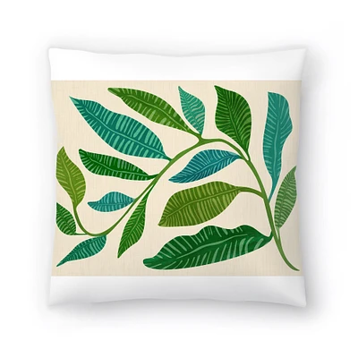 Lets Go Botanical by Modern Tropical Throw Pillow - Americanflat