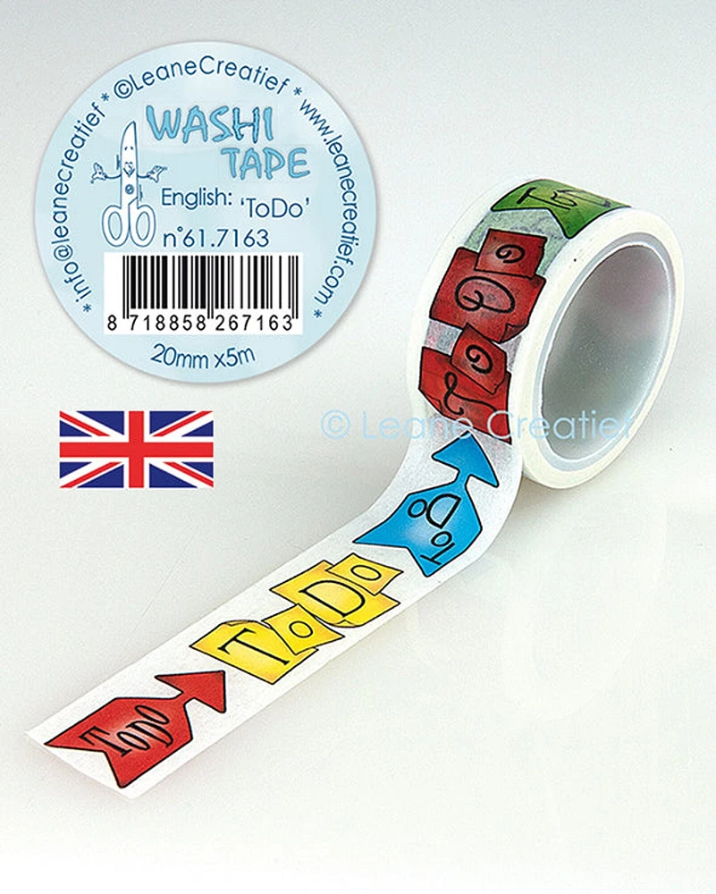 Leane Creatief Washi Tape To Do, 20mm X 5m