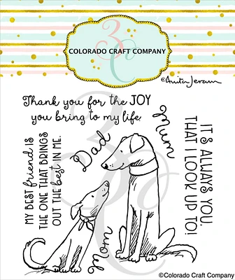 Colorado Craft Company Clear Stamps 4"X4"-Best In Me-By Anita Jeram