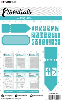 Studio Light Cutting Die Numbers Essentials nr.360