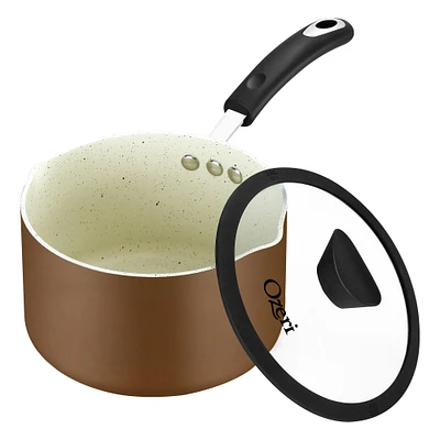 Ozeri The All-In-One Stone Saucepan and Cooking Pot by - 100% APEO, GenX, PFBS, PFOS, PFOA