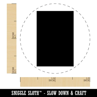Rectangle Solid Self-Inking Rubber Stamp for Stamping Crafting Planners