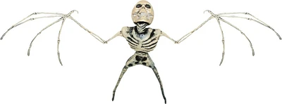 The Costume Center 25.5" Black and Beige Bat Skeleton Halloween Prop