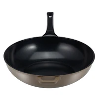 Ozeri Green Ceramic Wok by  , with Smooth Ceramic Non-Stick Coating (100% PTFE and PFOA Free)