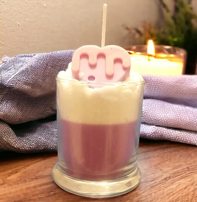 Aesthetic Candles - Romantic Love-Themed Heart Candle, Perfect Mother's Day Gift for Girlfriend, Anniversary Gift for Wife
