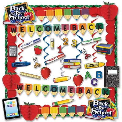 Beistle Set of 36 Welcome Back to School Teacher's Decorating Kit