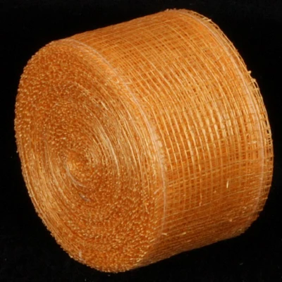 The Ribbon People Peach Orange Fiber Ribbon 2" x 64 Yards