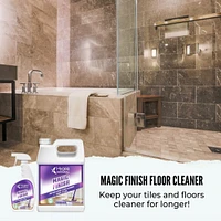 Hygea Natural Magic Finish - Natural Enzyme-Based Floor Cleaner Ready to use 24oz Spray + Refill