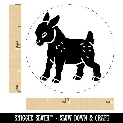 Cute Baby Goat Self-Inking Rubber Stamp for Stamping Crafting Planners