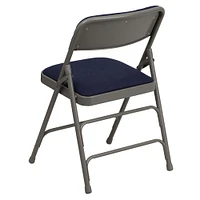 Emma and Oliver 4 Pack Home & Office Portable Party Events Padded Metal Folding Chair
