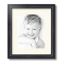 ArtToFrames 12x14" Matted Picture Frame with 8x10" Single Mat Photo Opening Framed in 1.25" Black and 2" Mat (FWM-4083-12x14)