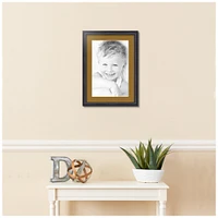 ArtToFrames 15x21" Matted Picture Frame with 11x17" Single Mat Photo Opening Framed in 1.25" and 2" Mat (FWM-15x21