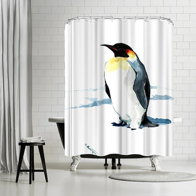 Emporer Penguin 3 by Suren Nersisyan Shower Curtain 71" x 74"