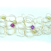 Beaded Wire Ribbon Pack of 36"