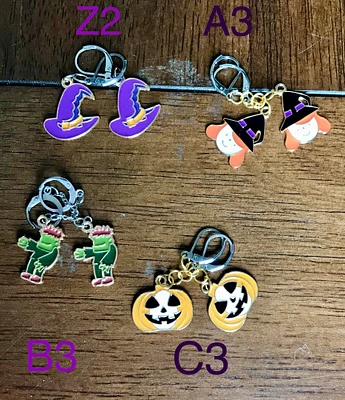 Fun Halloween Earrings