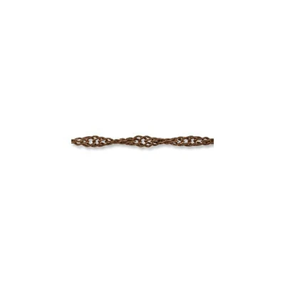 JewelrySupply Chain - Spiral 1mm Antique Copper Plated (Foot)