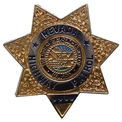 Nevada Highway Patrol Badge Pin 1"