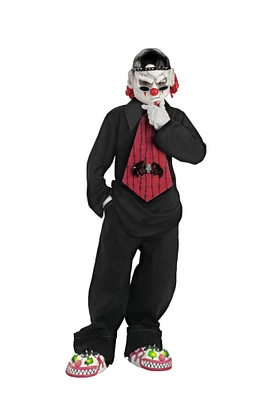 The Costume Center Black and White Street Mime Boy Child Halloween Costume - Medium