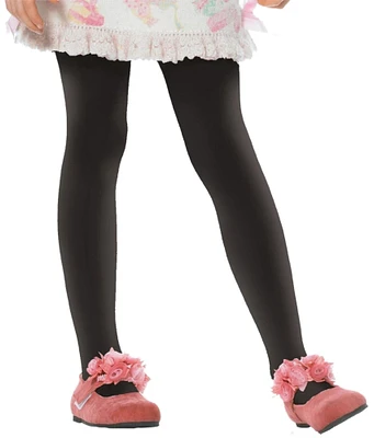 The Costume Center Black Opaque Girl Child Halloween Tights Costume Accessory