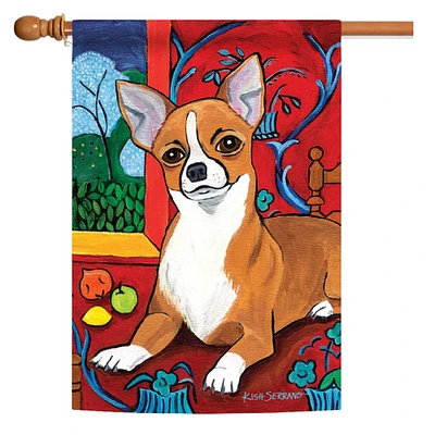 Toland Home Garden Muttisse Chihuahua Outdoor House Flag 40" x 28"