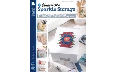 DIAMOND ART BY LEISURE ARTS Sparkle Storage Book Diamond Dotting Book