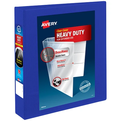 Avery Heavy-Duty View 3 Ring Binder, 1" One Touch Slant Rings (Pack of 4)