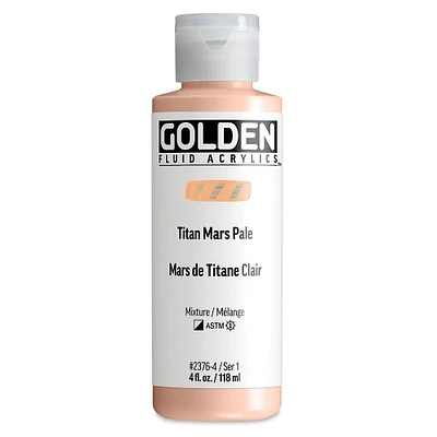 Golden Fluid Acrylic - Titan Mars Pale, 4 oz bottle