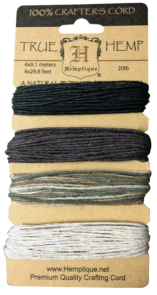 Hemptique Hemp Cord Set, 20 lb