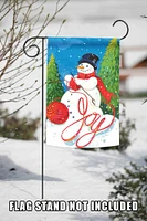 Knitting Snowman Decorative Winter Flag